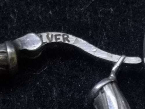 Silver earings