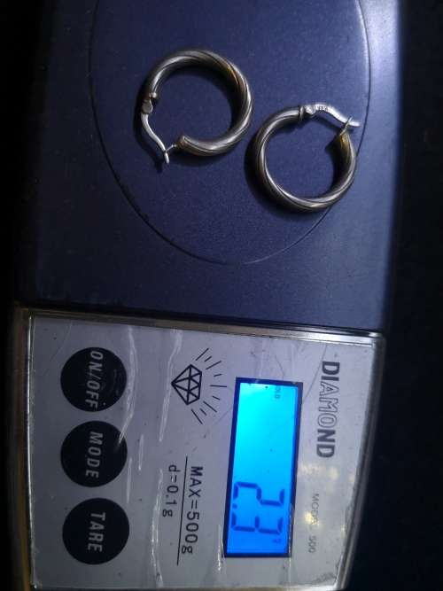 Silver earings