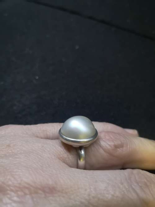 925 Silver Mabe ring N