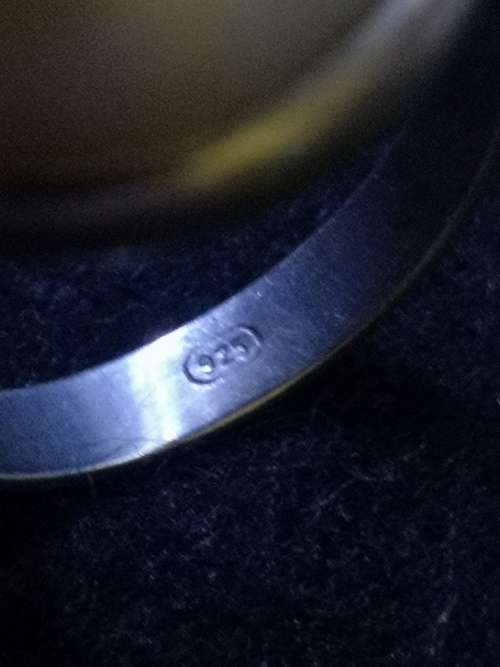 925 Silver Mabe ring N