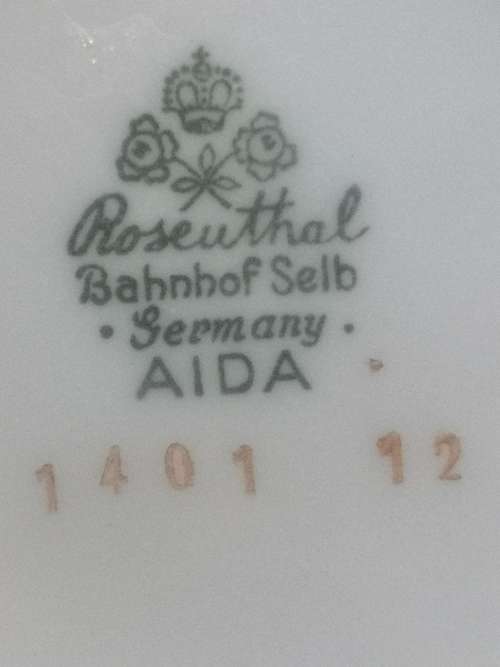 Rosenthal Bahnhof Selb Germany Aida Coffee Tea Pot