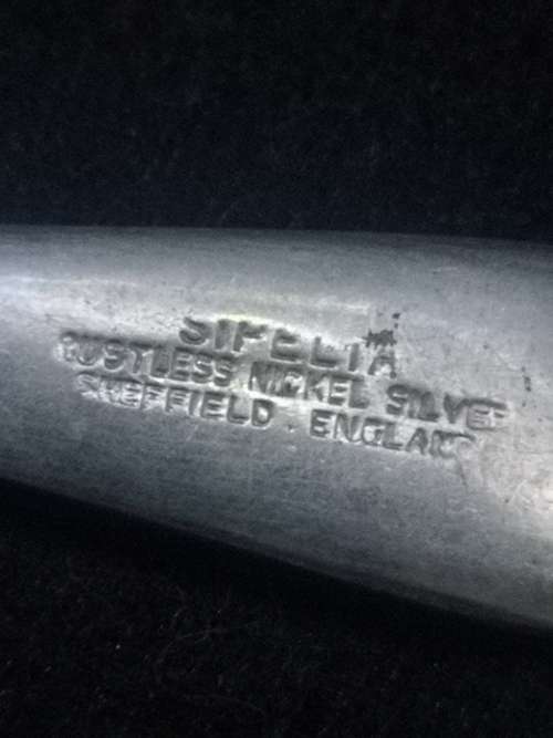 Vintage Sipelia stainless nickel Sheffield England Cake forks