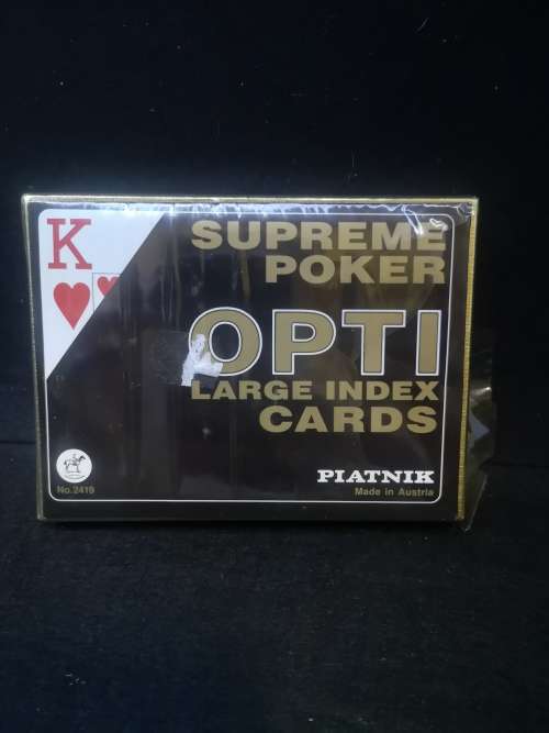 Piatnik Jumbo Index Opti Playing Cards - Double Deck