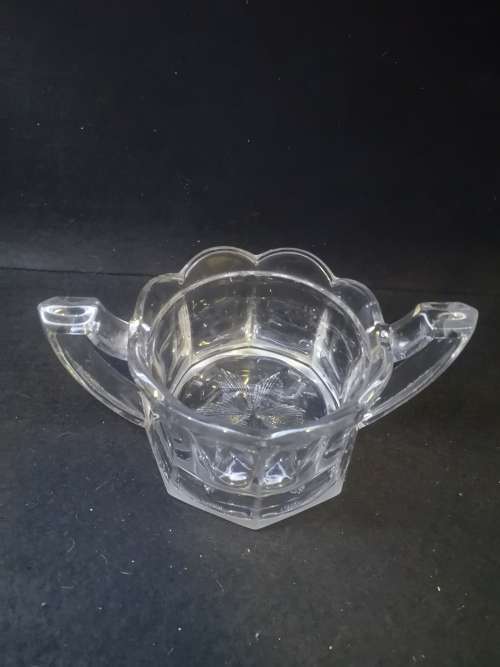 Oversized sugar pot - has what looks like a small crack one side - but not significant