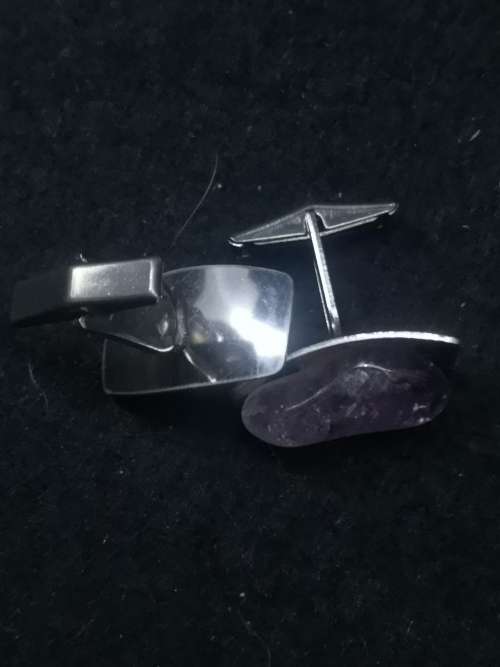 Vintage amethyst cufflinks