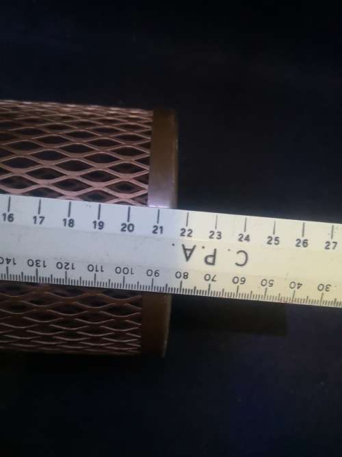 Vintage copper lamp - needs a electrical cord