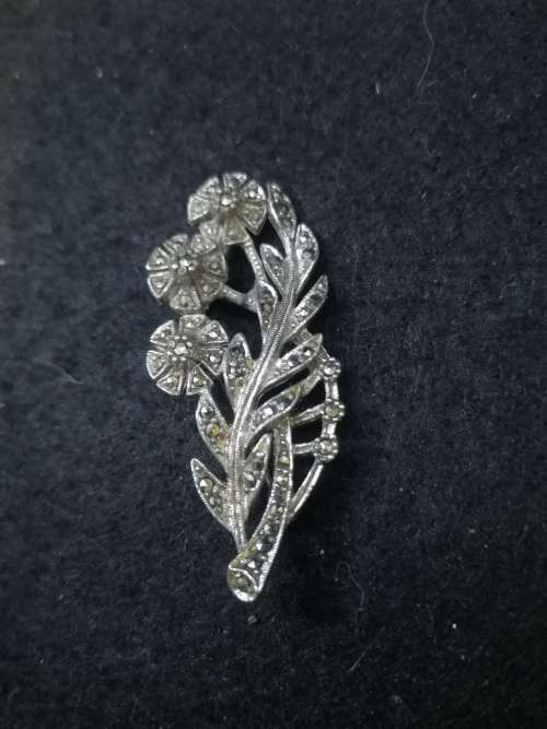 Vintage marcasite brooch