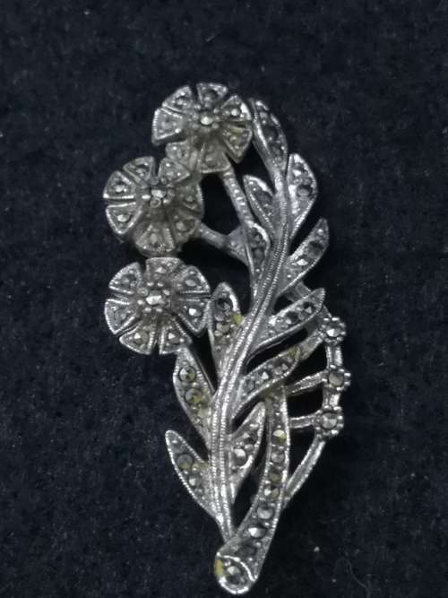 Vintage marcasite brooch