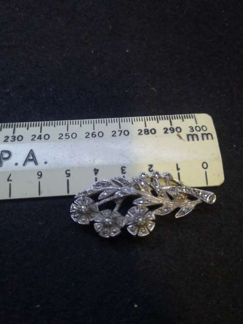 Vintage marcasite brooch
