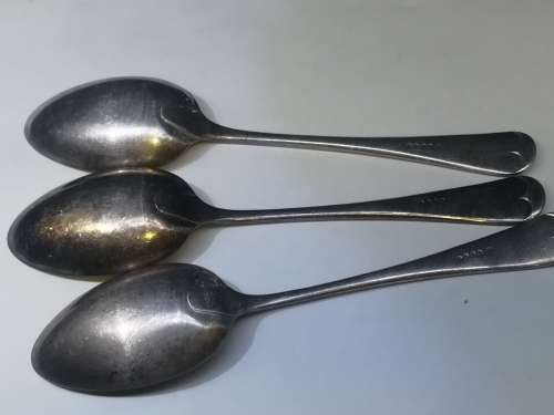 Epns serving spoons x 3 - like oversized dessert spoons