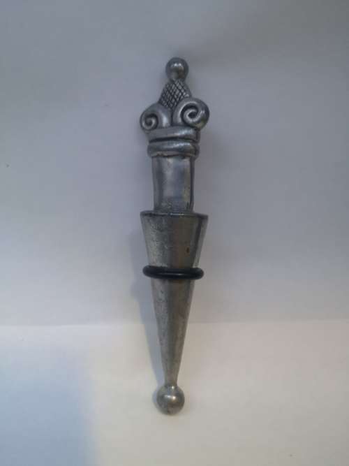 Carrol Boyes vintage Acorn wine stopper - engraved
