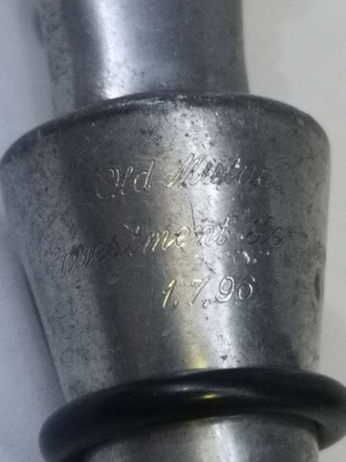 Carrol Boyes vintage Acorn wine stopper - engraved