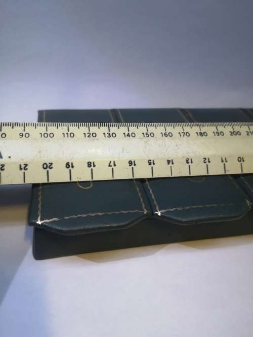 Vintage green desk tidy - 4 compartments