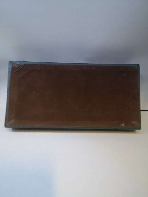 Vintage green desk tidy - 4 compartments