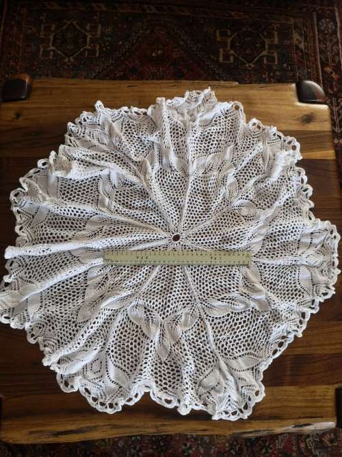 Hand crocheted on a 80x80 table