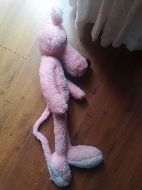 Pink Panther soft toy - vintage