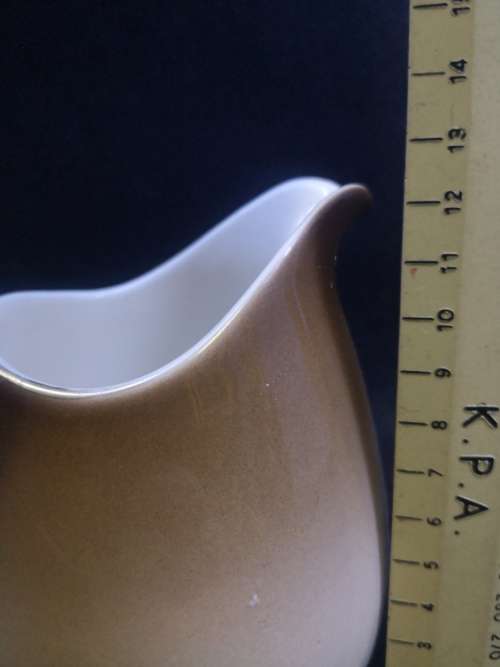 Continental china brown milk jug