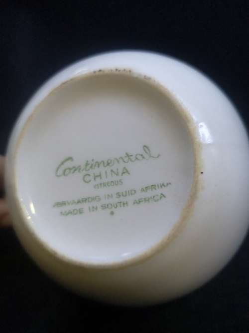 Continental china brown milk jug