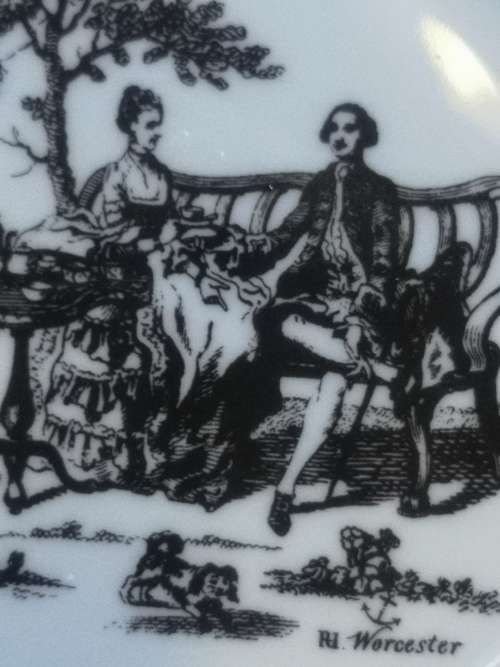 Royal Worcester 250th Anniversary Gardiner Trinket Tray