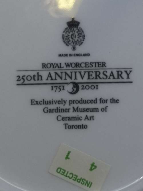 Royal Worcester 250th Anniversary Gardiner Trinket Tray