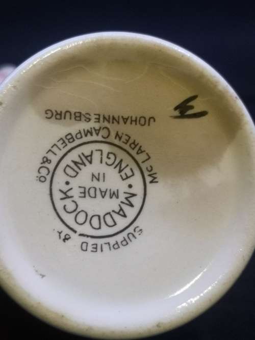 1886 To 1936 Vintage Porcelain Cup Johannesburg Jubilee - Maddock made in England