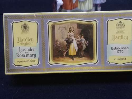 Yardley English Lavender soap dish and 3 pack soap! What a find!!
