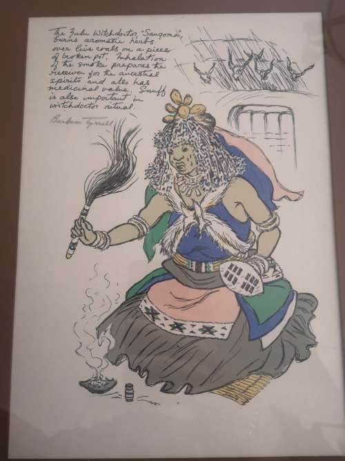 AN ORIGINAL LITHOGRAPH BY WORLD RENOWNED SOUTH AFRICAN ARTIST DR. BARBARA TYRRELL