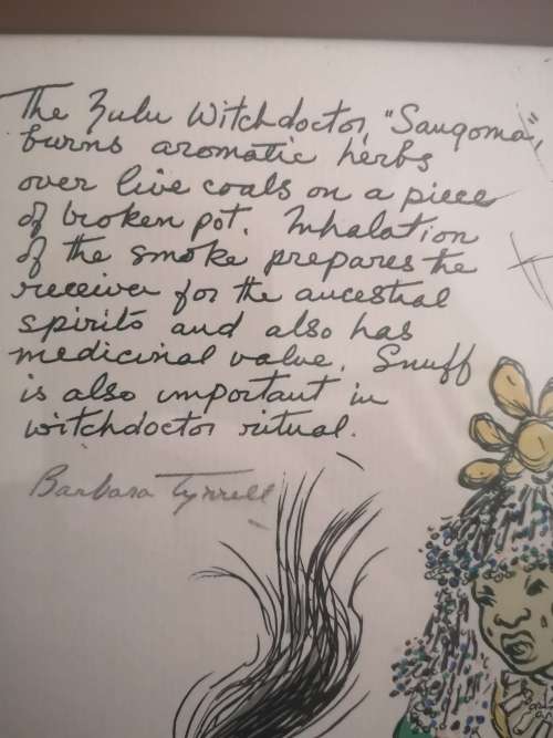 AN ORIGINAL LITHOGRAPH BY WORLD RENOWNED SOUTH AFRICAN ARTIST DR. BARBARA TYRRELL