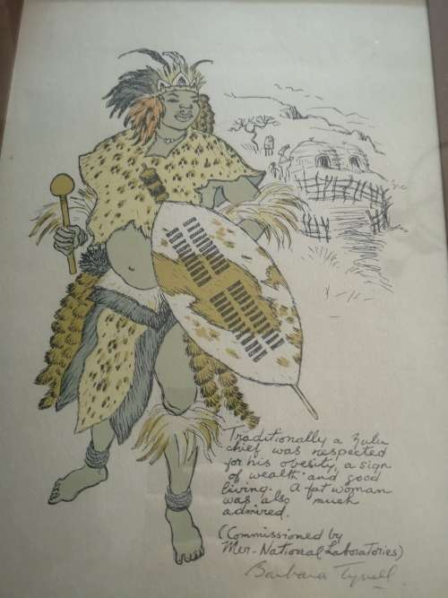 AN ORIGINAL LITHOGRAPH BY WORLD RENOWNED SOUTH AFRICAN ARTIST DR. BARBARA TYRRELL