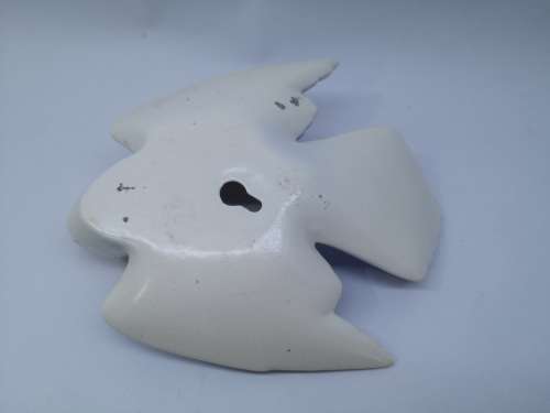 Blue porcelain Art Deco look  flying swallow