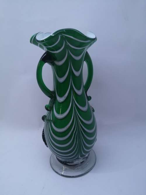 Stevens and Williams handmade Art glass vase