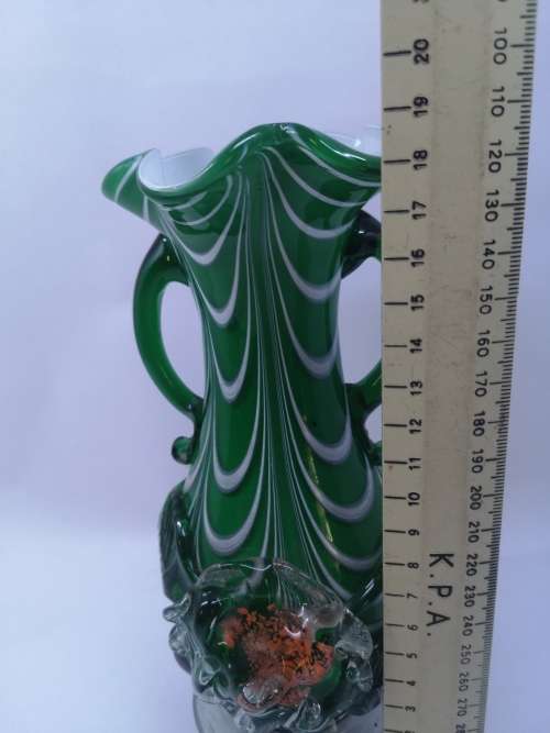 Stevens and Williams handmade Art glass vase