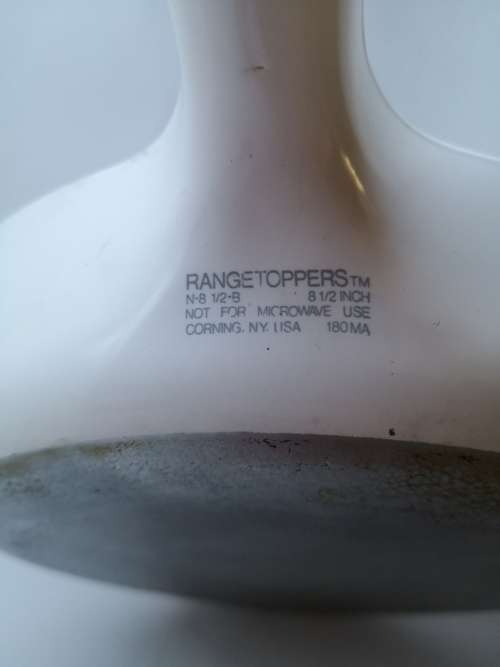 Corning ware Blue Cornflower skillet with glass lid Rangetoppers tm N-B 1/2-B 81/2 inch USA
