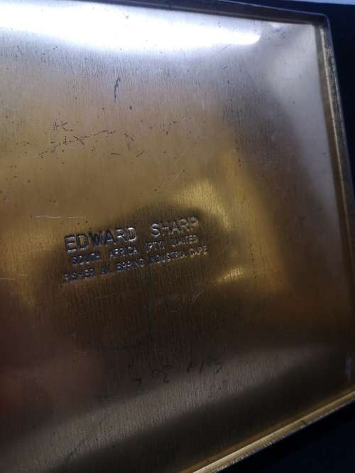 Edward Sharp tin - hinged