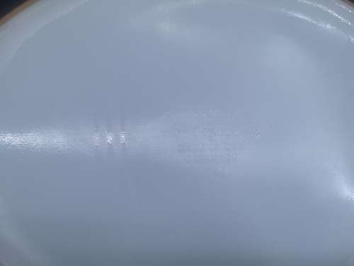 Vintage Pyrex milk glass dish