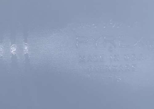 Vintage Pyrex milk glass dish