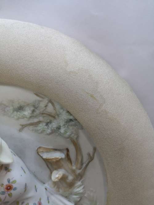 Vintage  3D Romantic porcelain wall plaque