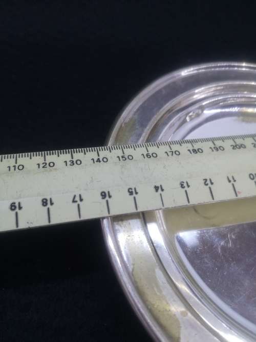 Beatiful silver plated butter/caviar baine marie