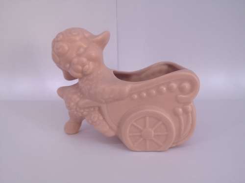 Pink lamb nursery planter