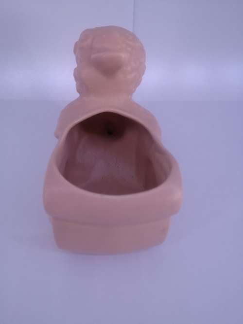 Pink lamb nursery planter