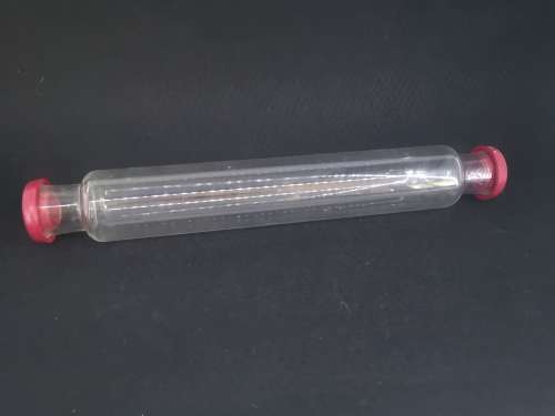 Vintage glass rolling pin - made in England