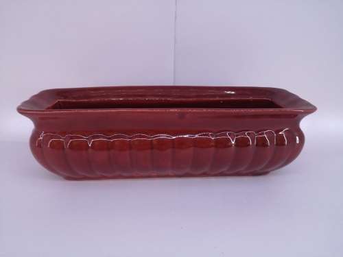 Maroon vase