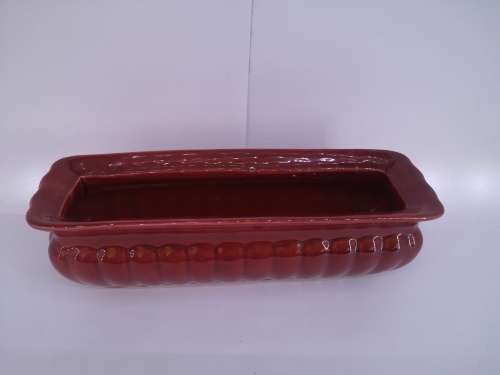 Maroon vase