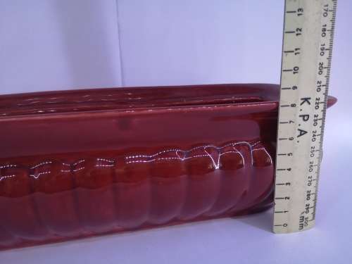 Maroon vase