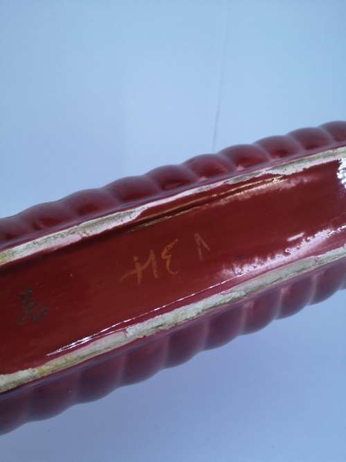Maroon vase