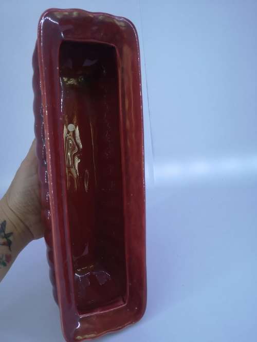Maroon vase