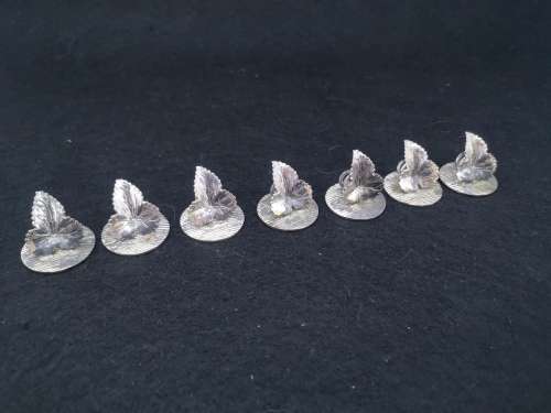 Name/dish card holders - leaves
