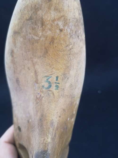 Wooden shoe shoemakers shoe cobbler / last