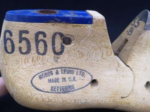 Wooden shoemakers' shoe last / form Cobbler