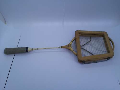 Vintage Squash racket with stretcher